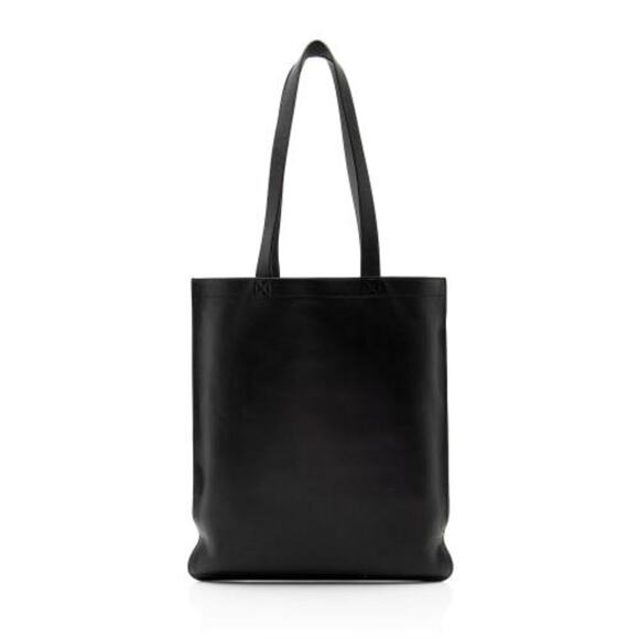 $2750 FENDI large TOTE black leather embossed Fendi logo excellent Condi… - Picture 6 of 15